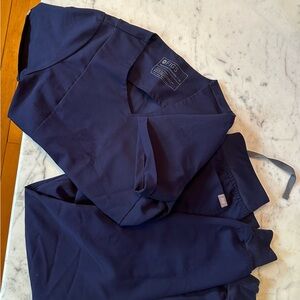 Figs Technical Collection Navy Blue Women’s Scrubs size XS
